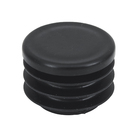 Ponteira para Móveis Redondo Plástico 24mm Preto Standers