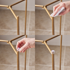 Ponteira para Móveis Redondo Plástico 30mm Transparente Standers