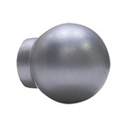 Ponteira para Varão de Cortina Bola Maciça Alumínio Corten 28mm