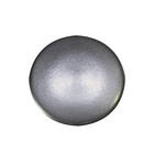 Ponteira para Varão de Cortina Chata Alumínio Preto 28mm