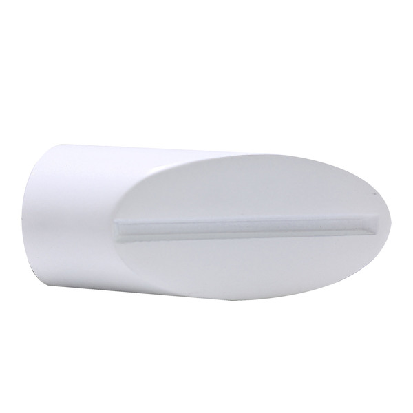 Ponteira para Varão de Cortina Helo Alumínio Branco 28mm