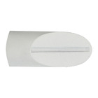 Ponteira para Varão de Cortina Helo Alumínio Branco 28mm