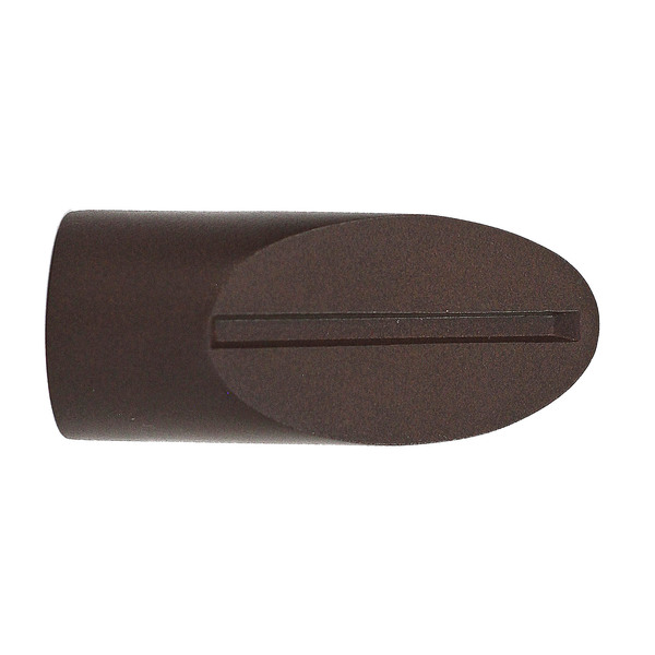 Ponteira para Varão de Cortina Helo Alumínio Corten 28mm