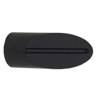 Ponteira para Varão de Cortina Helo Alumínio Preto 28mm