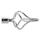 Ponteira Pinha Aço Prata 19mm Couselo