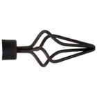 Ponteira Pinha Aço Preta 28mm Couselo