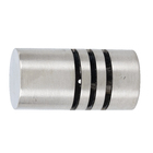 Ponteira Piston Aço Escovado 28mm