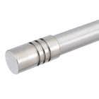 Ponteira Piston Aço Escovado 28mm