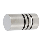 Ponteira Piston Aço Escovado 28mm