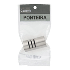 Ponteira Piston Aço Escovado 28mm