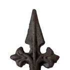 Ponteira Ponta De Lança Ferro N03 Grade Portão Muro 8x13cm