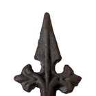 Ponteira Ponta De Lança Ferro N03 Grade Portão Muro 8x13cm