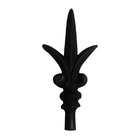 Ponteira Ponta De Lança Ferro N12 Grade Portão Muro 7x16cm