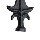 Ponteira Ponta De Lança Ferro N14 Grade Portão Muro 12x06cm
