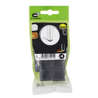 Ponteira Quadrada para Móveis de Embutir 22x22mm 4 peças