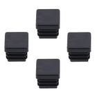 Ponteira Quadrada para Móveis de Embutir 25x25mm 4 peças