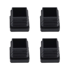 Ponteira Quadrada para Móveis de Embutir 25x25mm 4 peças