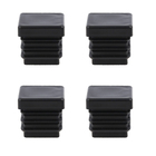 Ponteira Quadrada para Móveis de Embutir 25x25mm 4 peças