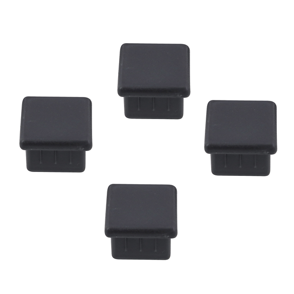 Ponteira Quadrada para Móveis de Embutir 40x40mm 4 peças