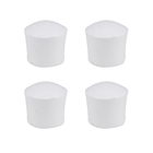 Ponteira Redonda para Móveis de Sobrepor 12,7mm 4 peças