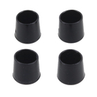 Ponteira Redonda para Móveis de Sobrepor 14mm 4 peças