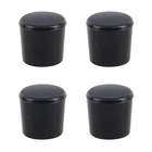 Ponteira Redonda para Móveis de Sobrepor 14mm 4 peças