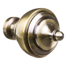 Ponteira Valete Aço Ouro Velho 28mm Vettra