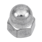 Porca Calota Aço Inox 6,3mm 1/4" 2 peças