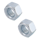 Porca Sextavada Aço Zincado 5/8"  2 peças