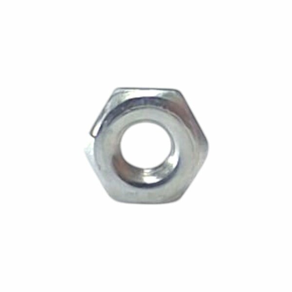 Porca Sextavada Zincada Rosca Unc - 1/8' 100 Peças