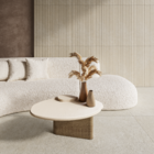 Porcelanato Pedra Acetinado Borda Reta Interno 100x100cm Dorcia Beige Biancogres