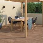 Porcelanato Amadeirado Acetinado Borda Reta Externo 19,7x120cm Tanzania Canela Eliane