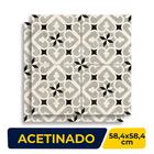 Porcelanato Acetinado 58,4x58,4cm Caixa 1,70m² Ceusa Pulse Yl