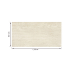 Porcelanato Marmorizado Acetinado Borda Reta Interno 60x120cm Atena Marfim Eliane