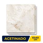 Porcelanato Acetinado 83x83cm Caixa 2,07m² Patagonia Retifica