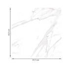 Porcelanato Marmorizado Acetinado Borda Reta Interno 87,7x87,7cm Calacata Clássico HD White Portinari