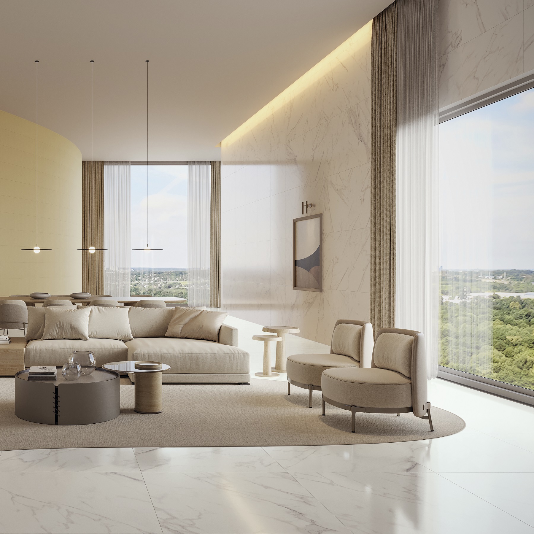 Porcelanato Interno Acetinado Calacata Clássico HD