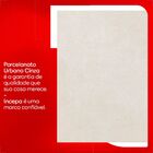 Porcelanato Acetinado 90x90cm Caixa 2,40m² Incepa Urbano Cinz