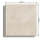 Porcelanato Acetinado Bege 120x120cm Caixa 2,85m² Retificado
