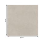 Porcelanato Cimentício Acetinado Borda Reta Externo 84x84cm Cinza Eliane