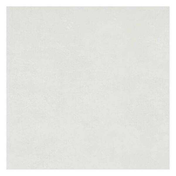 Porcelanato Monocolor Branco Acetinado Borda Reta Interno 60x60cm Off White Toronto