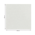 Porcelanato Cimentício Acetinado Borda Reta Interno 60x60cm Toronto Off White