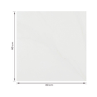 Porcelanato Marmorizado Acetinado Borda Reta Interno 80x80cm Ibiza White Incesa