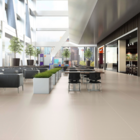 Porcelanato Monocolor Bege Acetinado Borda Reta Interno 84x84cm Bianco Elizabeth