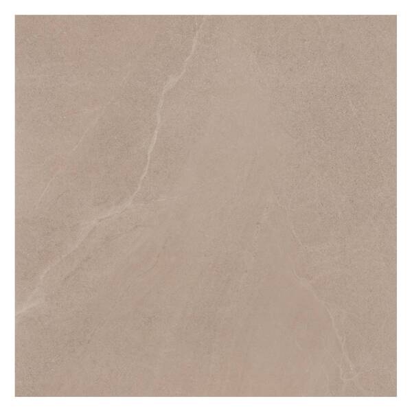 Porcelanato Cimentício Acetinado Borda Reta Interno 84x84cm Gobi Bege Eliane