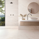 Porcelanato Marmorizado Acetinado Borda Reta Interno 90x90cm Apuano Oro Portobello