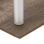 Porcelanato Amadeirado Acetinado Borda Reta Externo 19x90cm Bosco Amêndoa Eliane