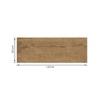 Porcelanato Amadeirado Acetinado Borda Reta Externo 20x122cm Peroba Rústica 120028 Artens