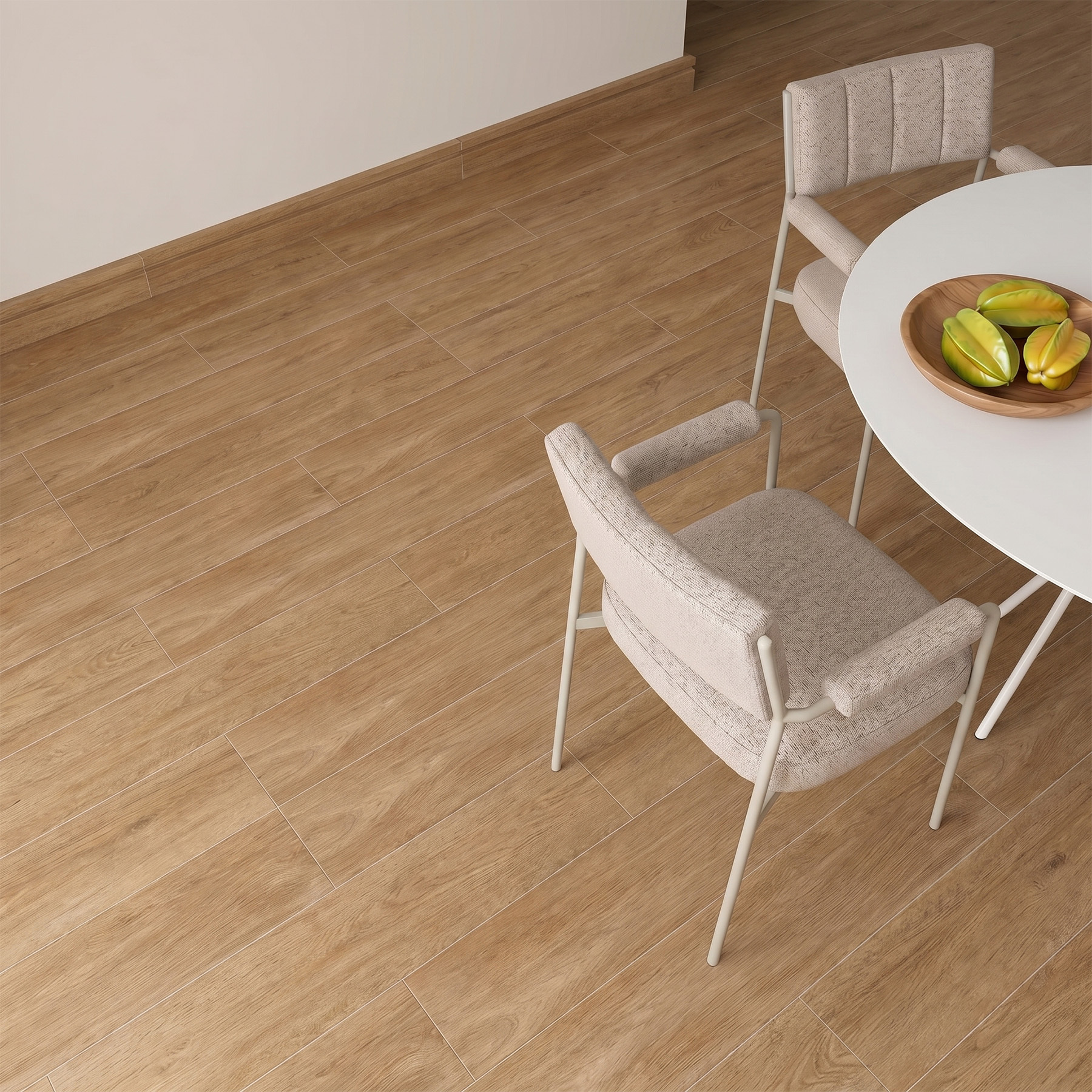 22e ★ay Amazia SeanNorth Porcelanato Amadeirado Acetinado Externo Borda Reta 22x90cm