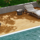 Porcelanato Amadeirado Granilhado Borda Reta Externo 20x122cm Ebano Relevo Out Embramaco